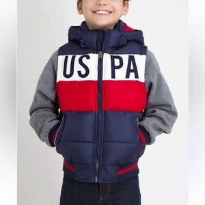 U.S. Polo Assn.Boys puffer Hooded Jacket Size S